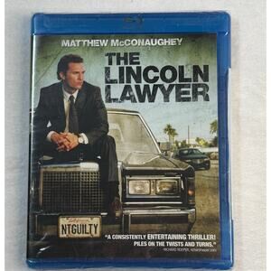 The Lincoln Lawyer Blu-ray (2011) New Sealed - Matthew McConaughey Thriller